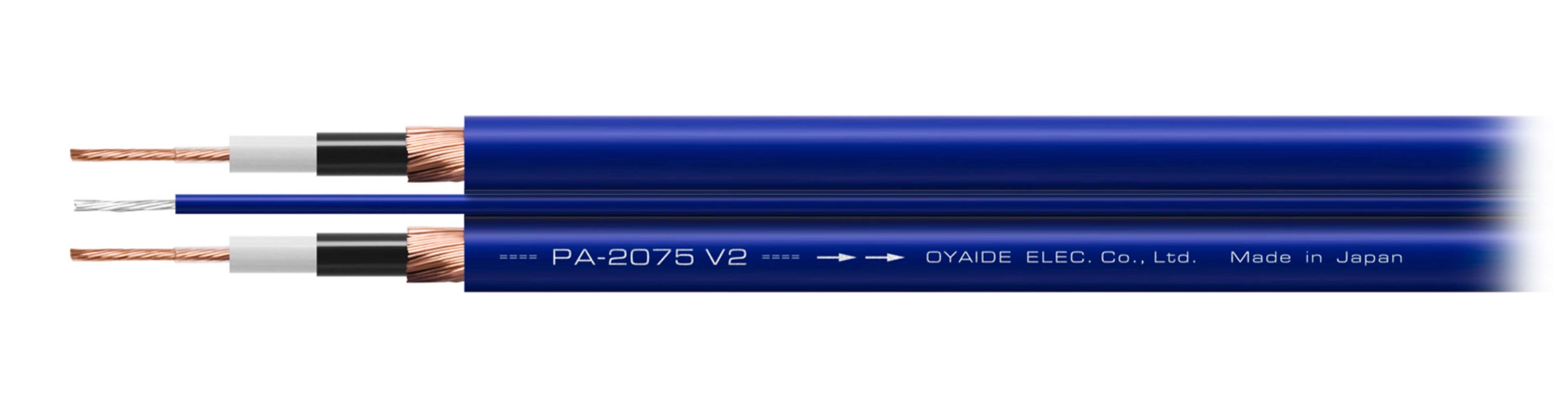 OYAIDE PA-2075 RR V2 Câble de Modulation Phono Cuivre Pur OCC Double Blindage 2x0.5mm² + 1x0.3mm² Ø12.4mm