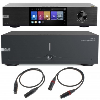 Pack Eversolo DMP-A8 Streamer + AMP-F2 Amplifier + Audiophonics Wire XLR 30cm