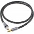 AUDIOPHONICS GXDC-25 Power Cable Jack DC 5.5/2.5mm to GX16 OFC Copper 1m