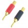 EIZZ EZ-507-4 Lockable Banana Plugs Pure Copper Gold-plated 5µ (Pair)