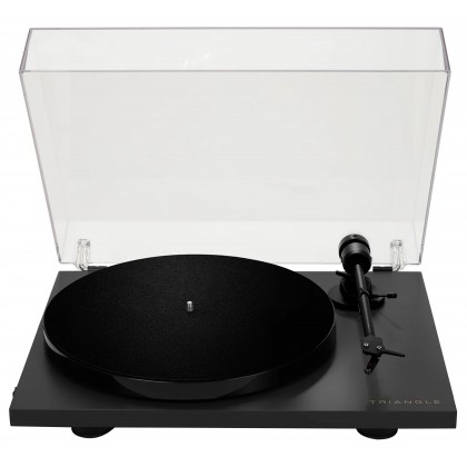 TRIANGLE LUNAR 1 Vinyl Turntable 33/45 RPM Ortofon OM-5E Black