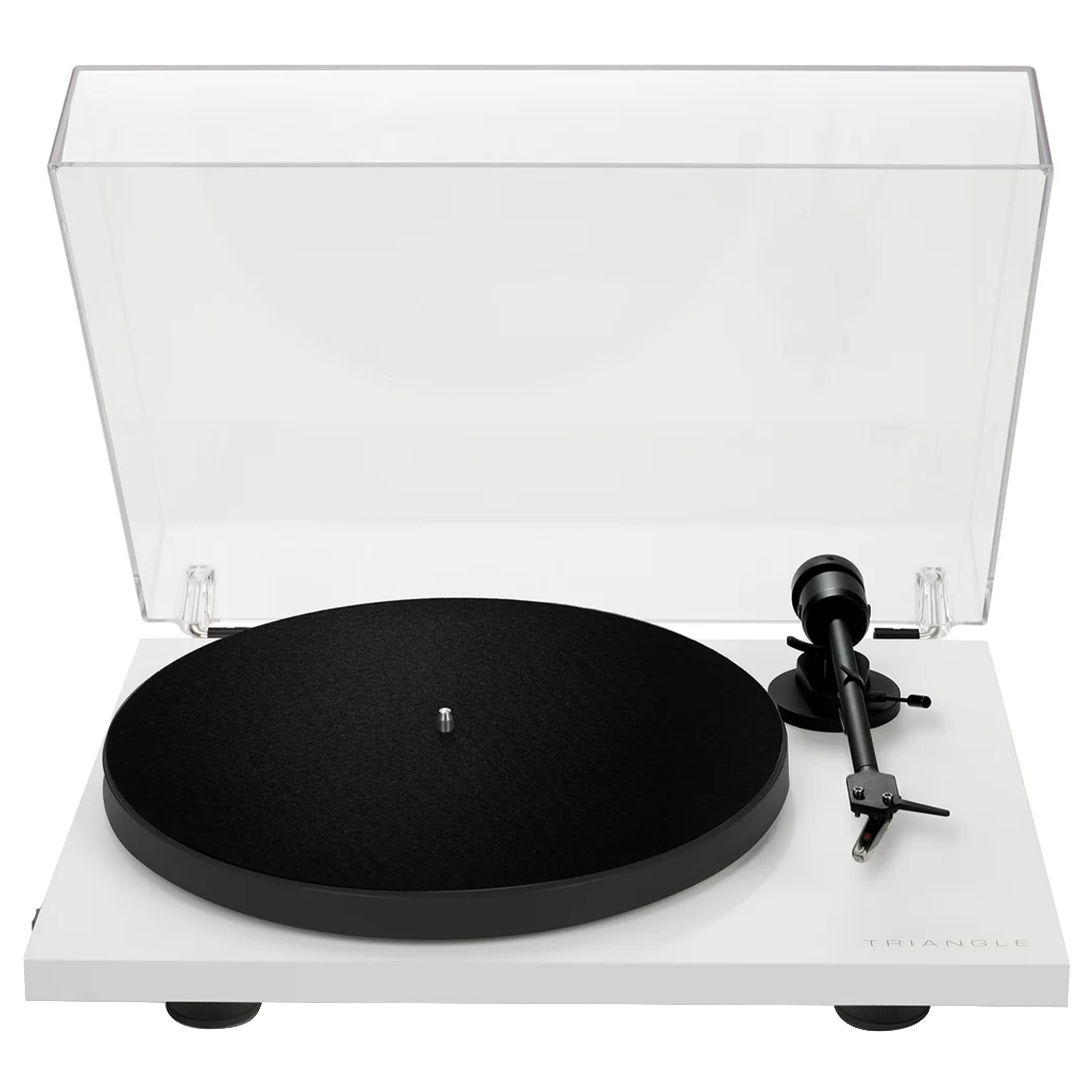 TRIANGLE LUNAR 1 Vinyl Turntable 33/45 RPM Ortofon OM-5E White