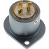 [GRADE S] VIBORG CM201 (G) Male 3 Poles XLR Socket Silver / Gold 24k 3µ Plated Pure Copper (Pair)