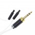 ATAUDIO Headphone Cable Jack 2.5mm TRRS Male to 2xHD800 Male Silver 3m