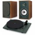 Pack Triangle Vinyl Turntable LUNAR 1 + BOREA BR02 Connect Active Speakers Green