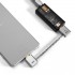 DD TC09L USB-C Male to USB-C Male cable Silver and gold plated