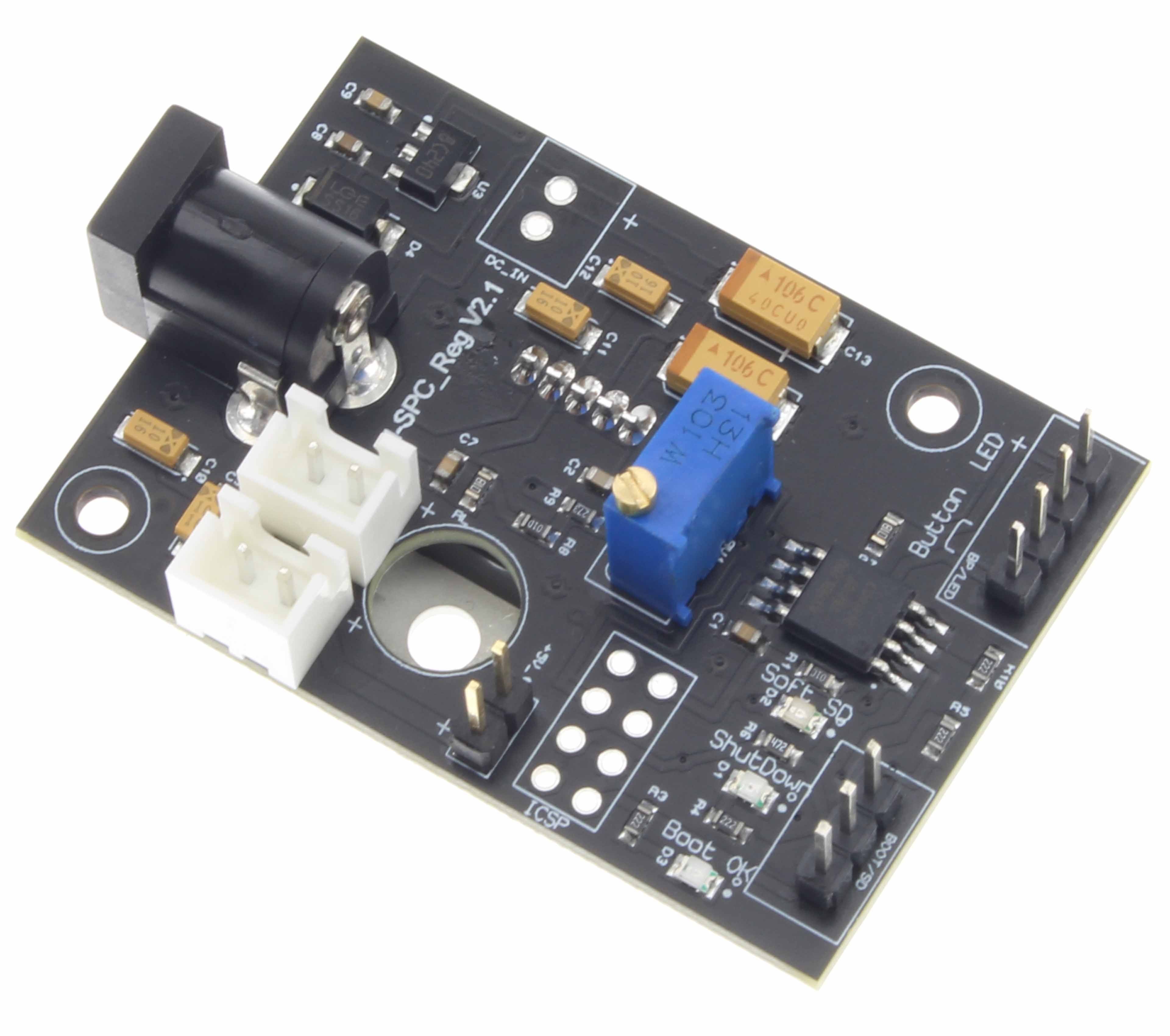 AUDIOPHONICS PI-SPC REG Module de contrôle / Alimentation linéaire pour Raspberry Pi