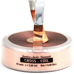 JANTZEN AUDIO CROSS COIL 000-7366 Foil Coil Copper 14AWG 0.68mH 0.21 Ohm