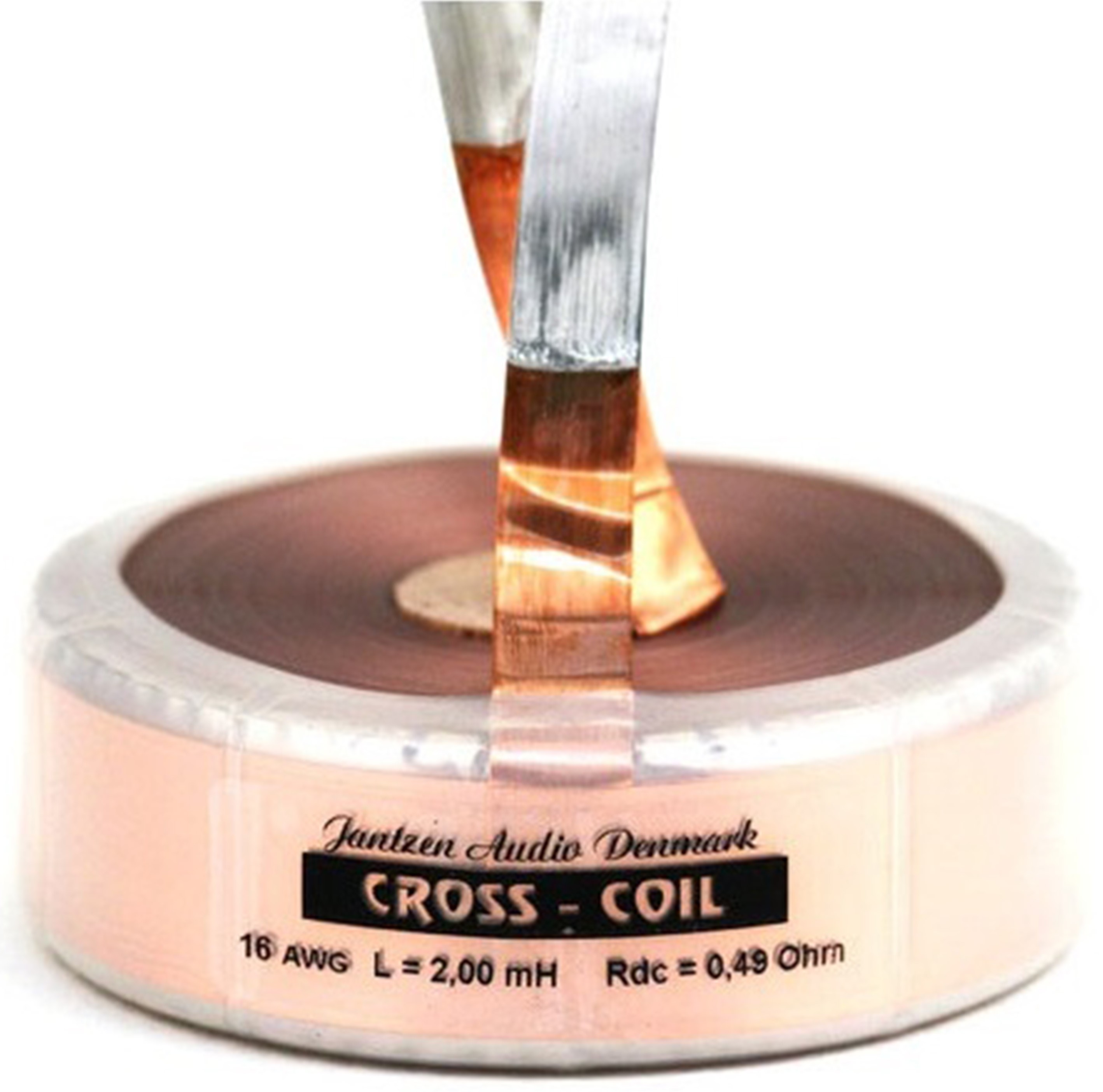 JANTZEN AUDIO CROSS COIL 000-7366 Foil Coil Copper 14AWG 0.68mH 0.21 Ohm