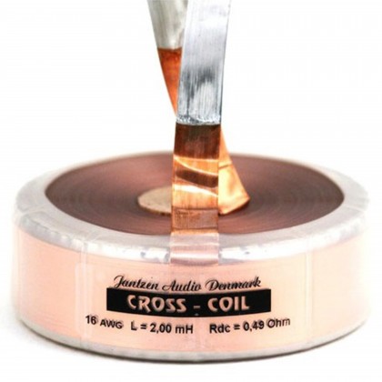 JANTZEN AUDIO CROSS COIL 000-7766 Foil Coil Copper 16AWG 0.68mH 0.29 Ohm