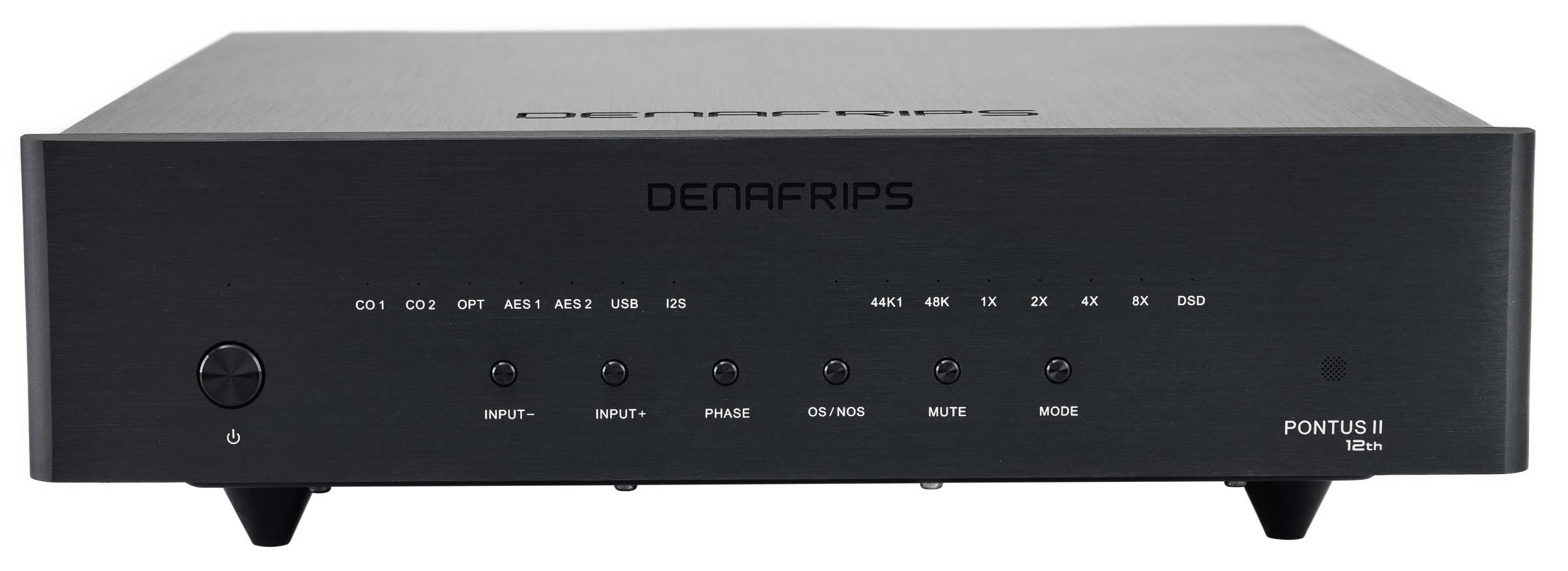 [GRADE A] DENAFRIPS PONTUS II 12TH-1 DAC R2R NOS Balanced 1536kHz DSD1024 Black