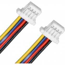 SH 1.0mm Female / Female Cable 4 Poles 2 Connectors 30cm (Unit)