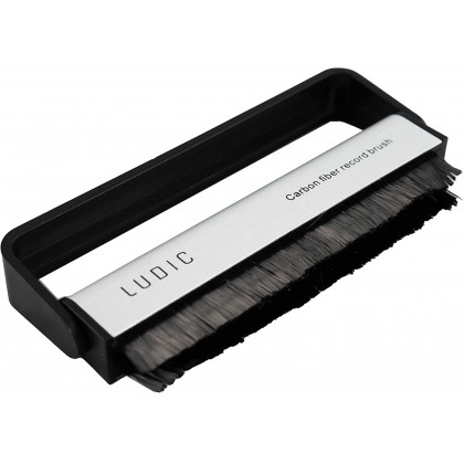 LUDIC Carbon Fiber Cleaning Brush for Vinyl Records