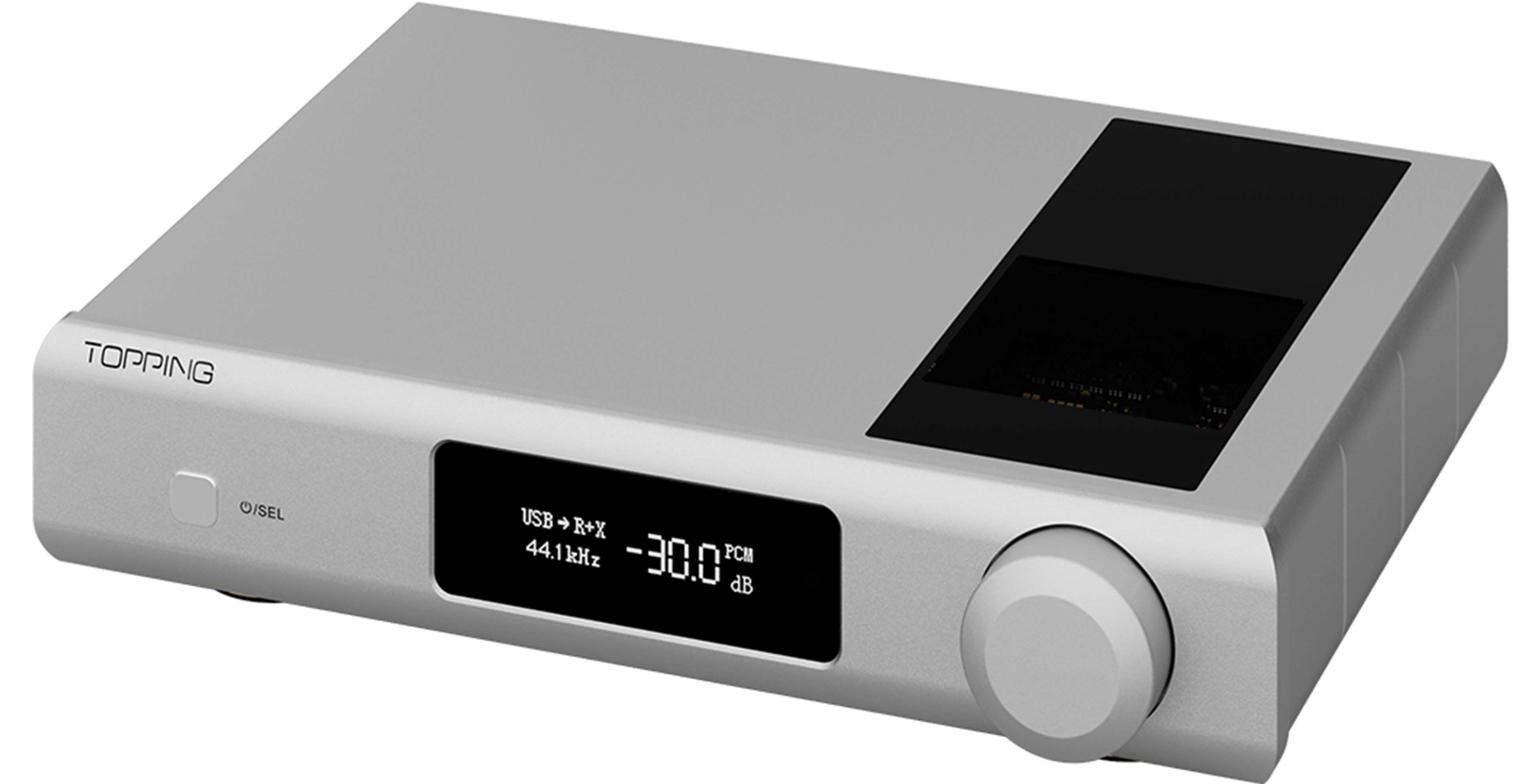 TOPPING D90 III DISCRETE DAC Symétrique Discret Bluetooth 5.1 32bit 768kHz DSD512 Argent