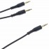 TOPPING Câble Double Trigger 12V Jack 3.5mm Mâle vers 2x Jack 3.5mm Mâle pour Amplificateurs Mono 2m