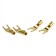 [GRADE A] FURUTECH FP-201 (G) Spades Pure Gold Plated Brass Ø6mm (Set x4)