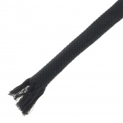 Natural cotton sheath for Ø10-13mm cable Black