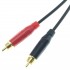 AUDIOPHONICS WIRE Câble de Modulation RCA Mâle vers Jack 3.5mm Stéréo Cuivre OFC Plaqué Or 0.75m