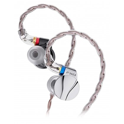 FiiO FD15 Écouteurs Intra-Auriculaires IEM Dynamiques 32Ω 112dB 10Hz-40kHz Argent