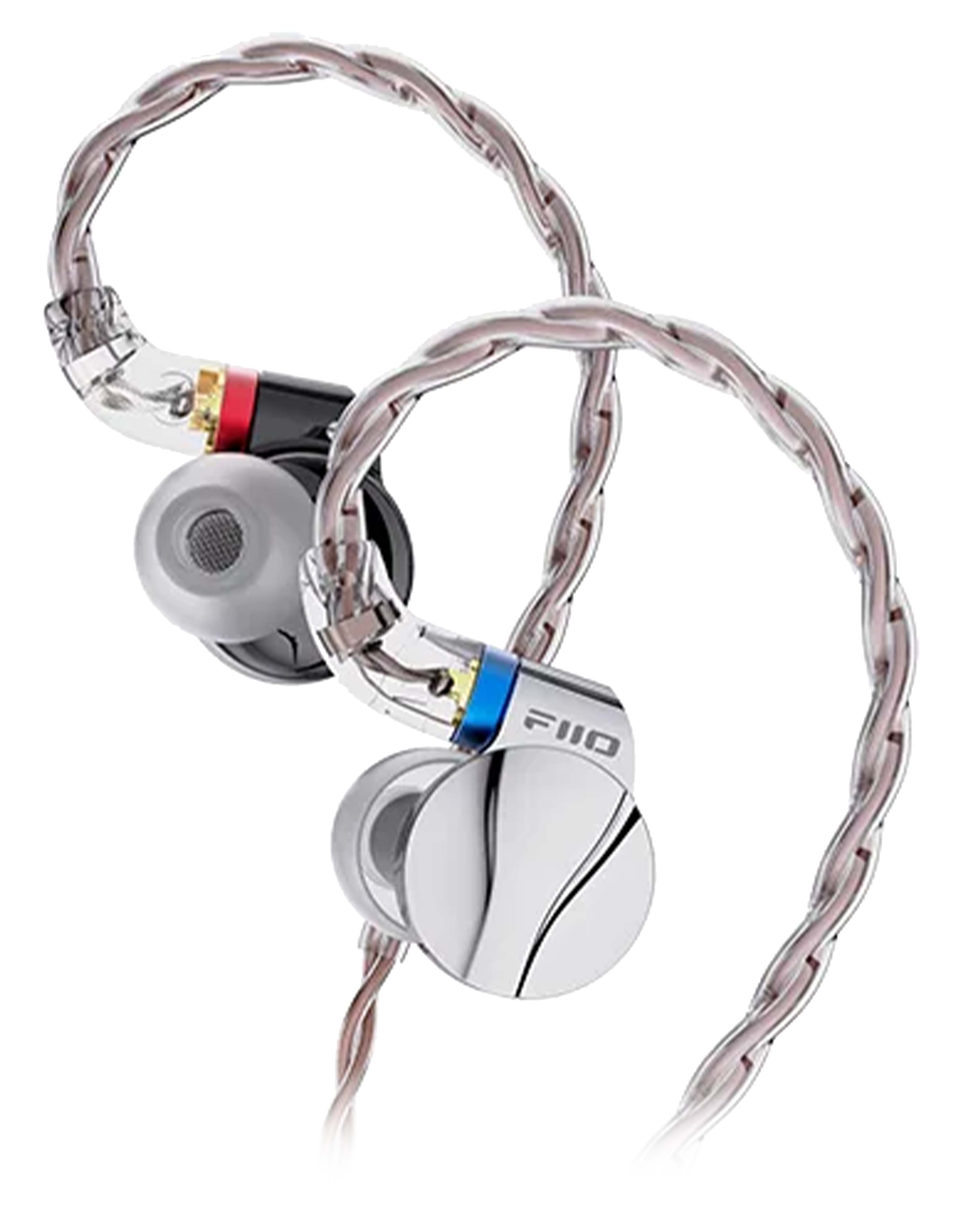 FIIO FD15 Écouteurs Intra-Auriculaires IEM Dynamiques 32Ω 112dB 10Hz-40kHz Argent