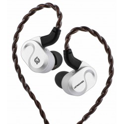 Letshuoer S08 Fourth Generation Écouteurs intra-auriculaires IEM Planar Magnétique 26Ω 105dB 20Hz-40kHz Argent