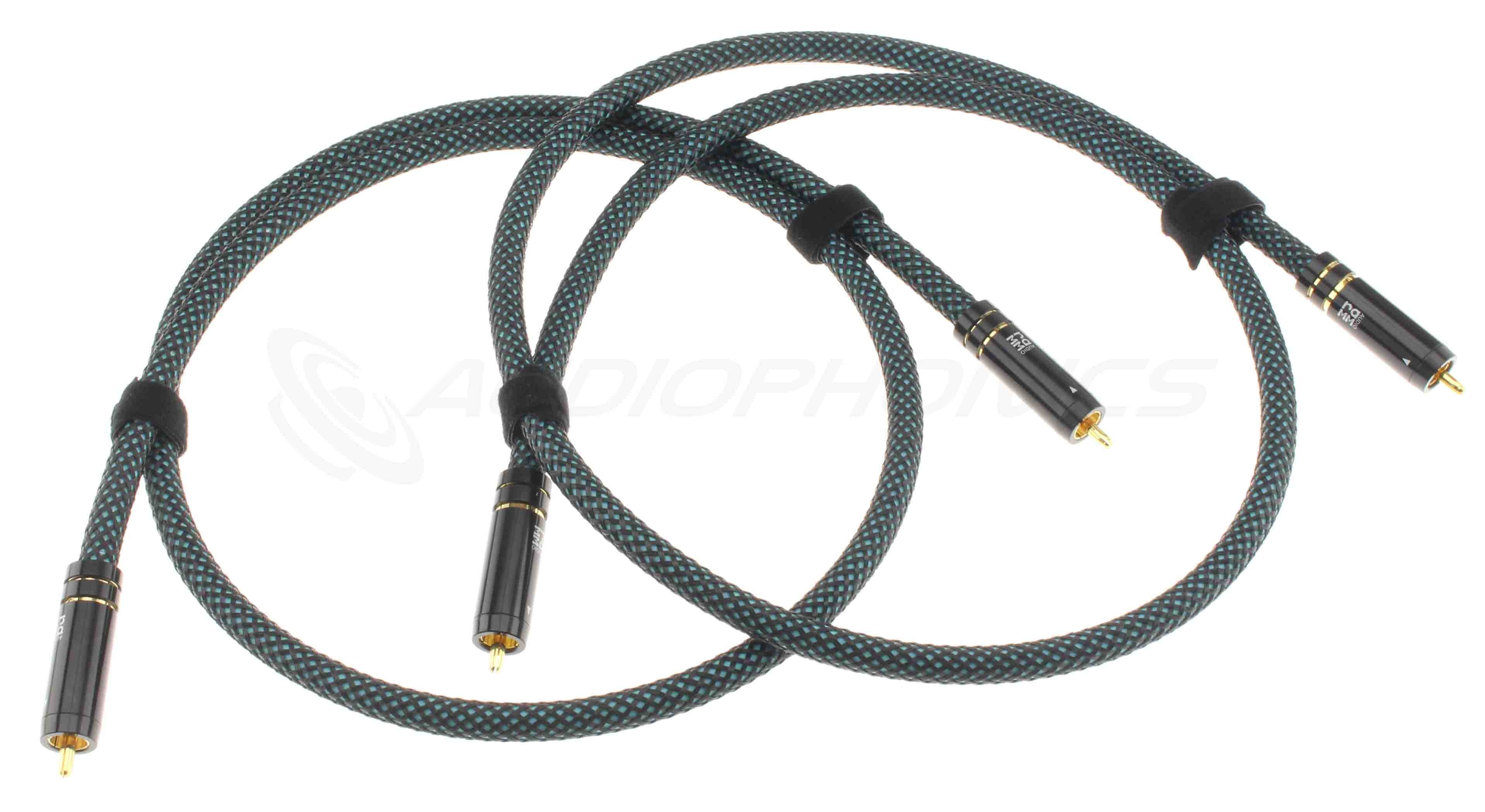 RAMM AUDIO GENESIS7 Interconnect Cable RCA-RCA Graphene OCC Copper 1m (Pair)