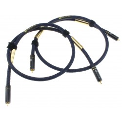 RAMM AUDIO Elite-XTRA Premium Câble de modulation RCA-RCA Cuivre OCC Monocristallin NBU 1m (La paire)