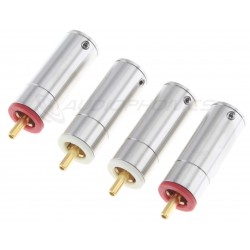 AECO ARP-1512G RCA Connectors Tellurium Copper Gold Plated Ø11mm (Set x4)