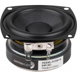 DAYTON AUDIO PC68-8 Speaker Driver Full Range 20W 8 Ohm 86dB 110Hz-17kHz Ø6.3cm