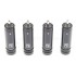 RAMM AUDIO 30891-RT Connecteurs RCA Cuivre Tellurium plaqué Argent / Rhodium Ø10mm (Set x4)