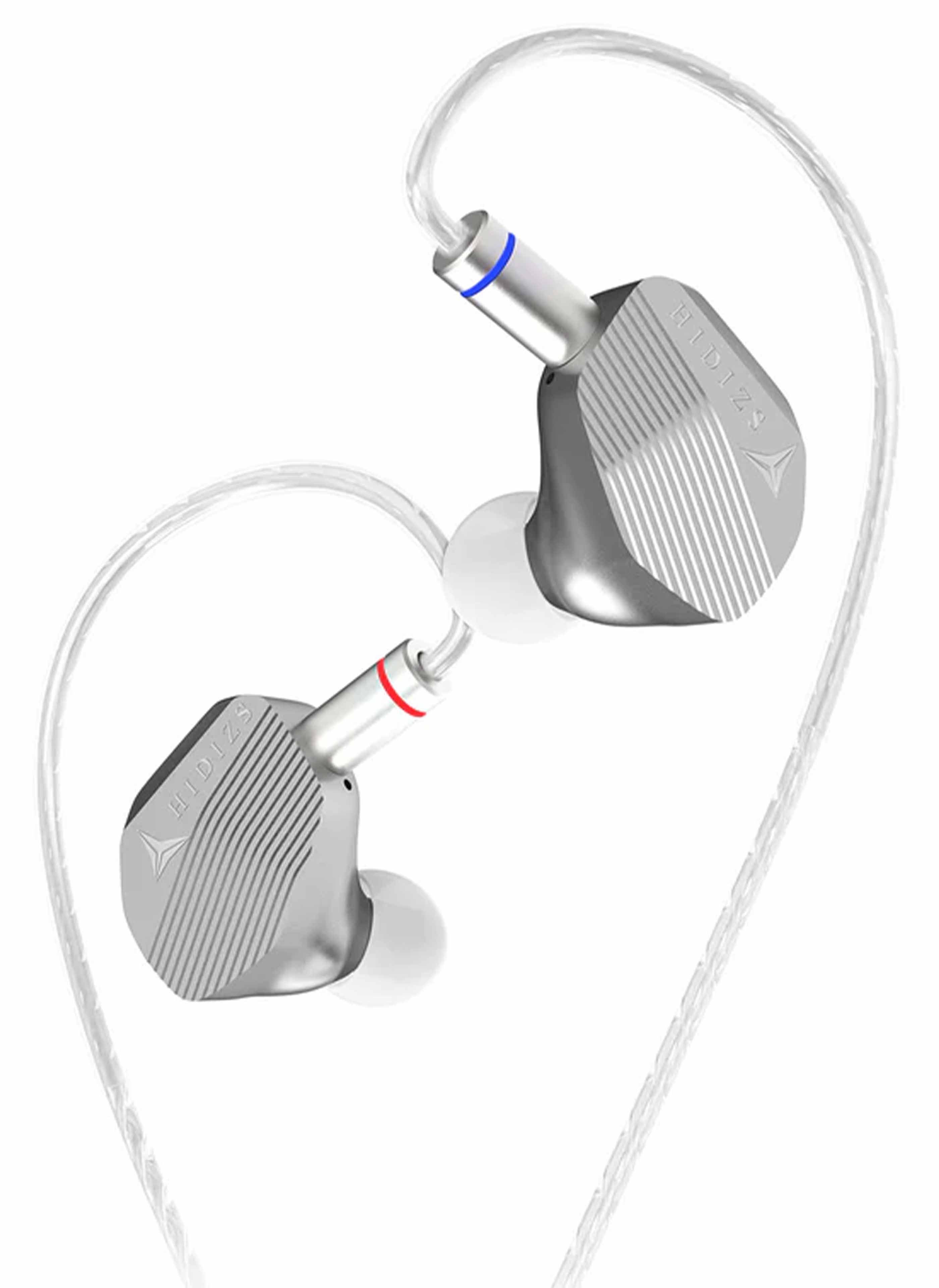 HIDIZS MP143 SALT Écouteurs Intra-Auriculaires IEM Planar Magnetic Jack 4.4mm 17Ω 103dB 20Hz-40kHz Argent