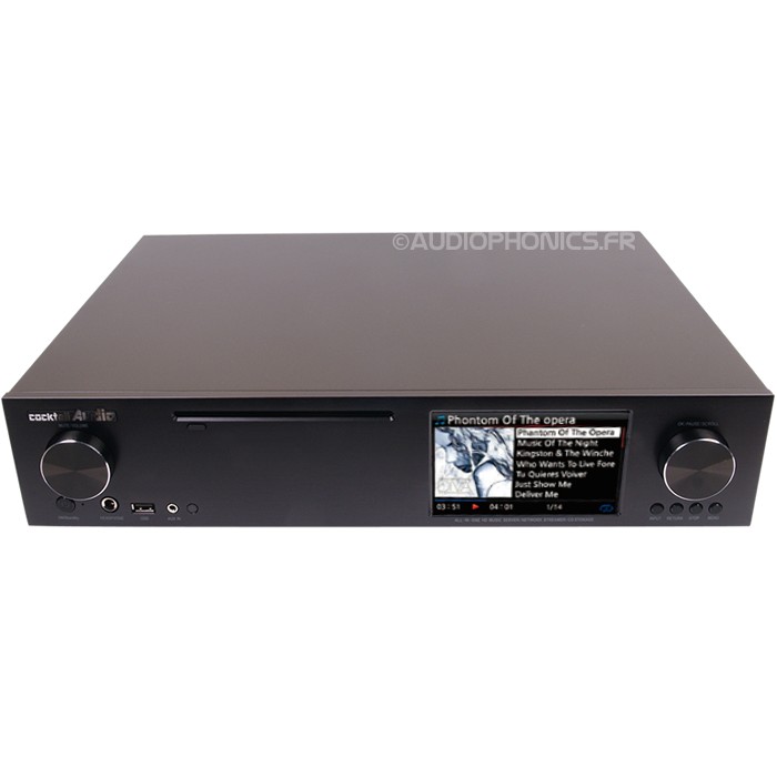 Cocktail Audio X30 Lecteur Multiformat/Amplificateur/Stockage CD