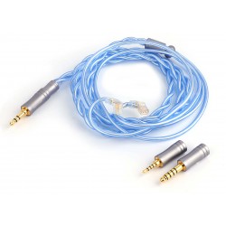 THIEAUDIO Oceania QDC Headphone Cable QDC to Interchangeable Termination Palladium-Plated Silver 1.25m