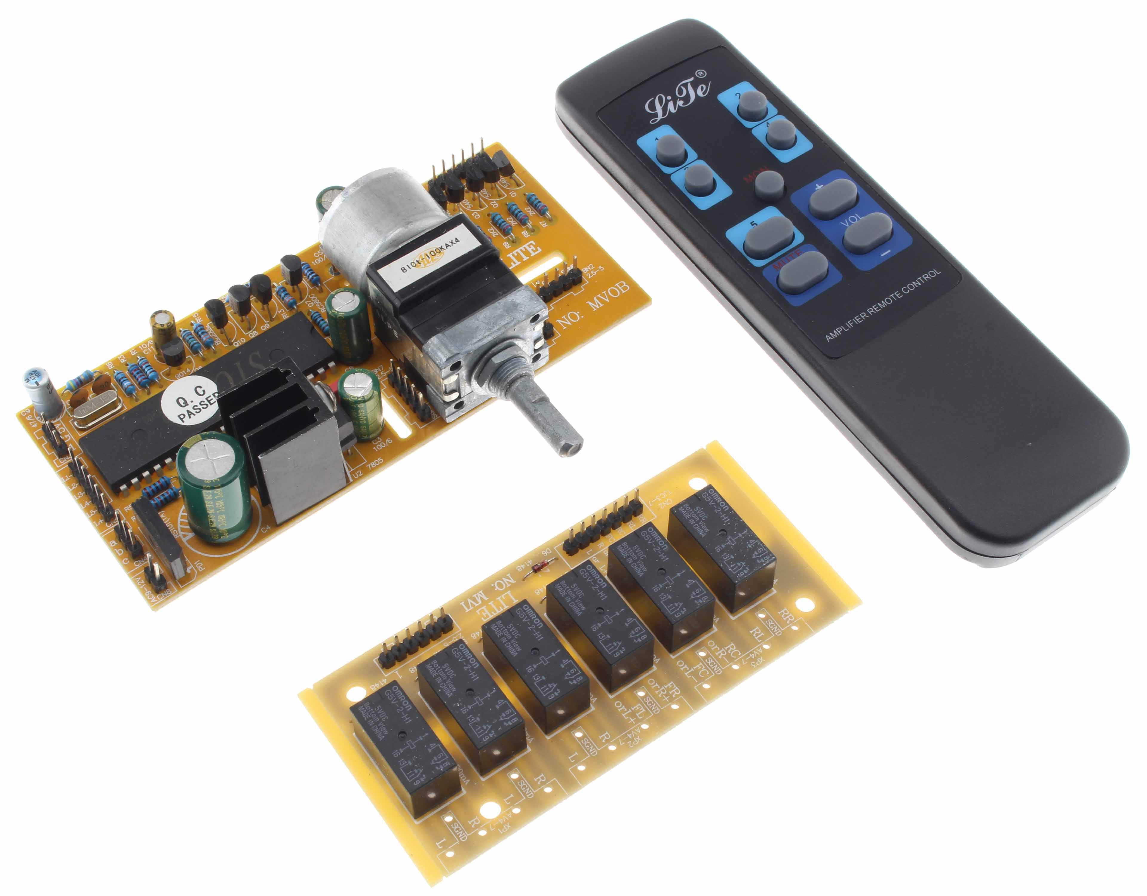 LITE MV04 volume control module Motorised 2+2 channels