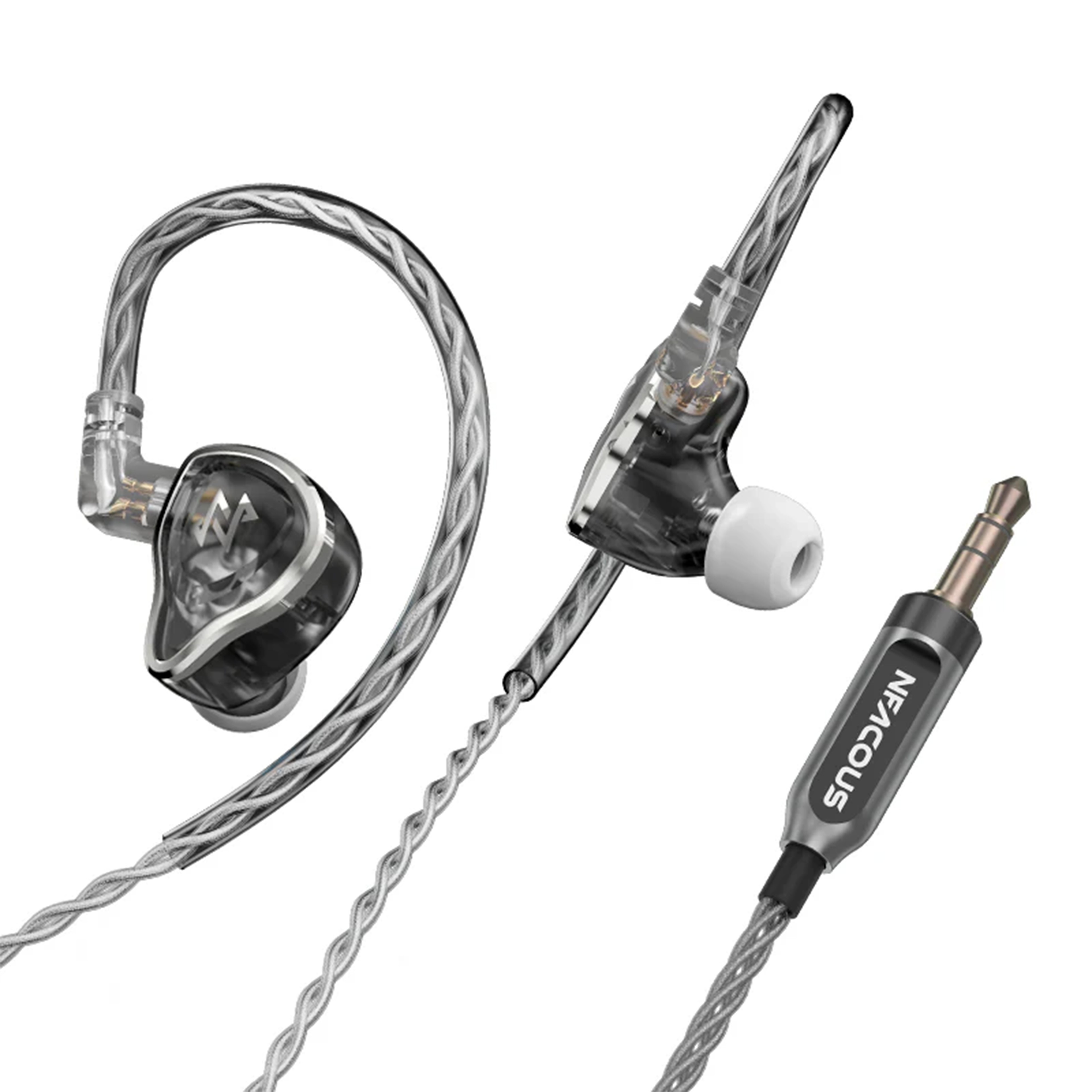 NF ACOUS NM20 Écouteurs Intra-Auriculaires IEM Dynamique 32Ω 108dB 9Hz-40kHz Gris