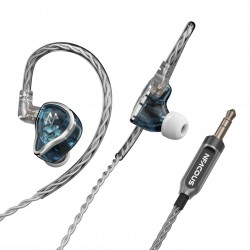 NF ACOUS NM20 Écouteurs Intra-Auriculaire IEM Dynamique 32Ω 108dB 9Hz-40kHz Bleu