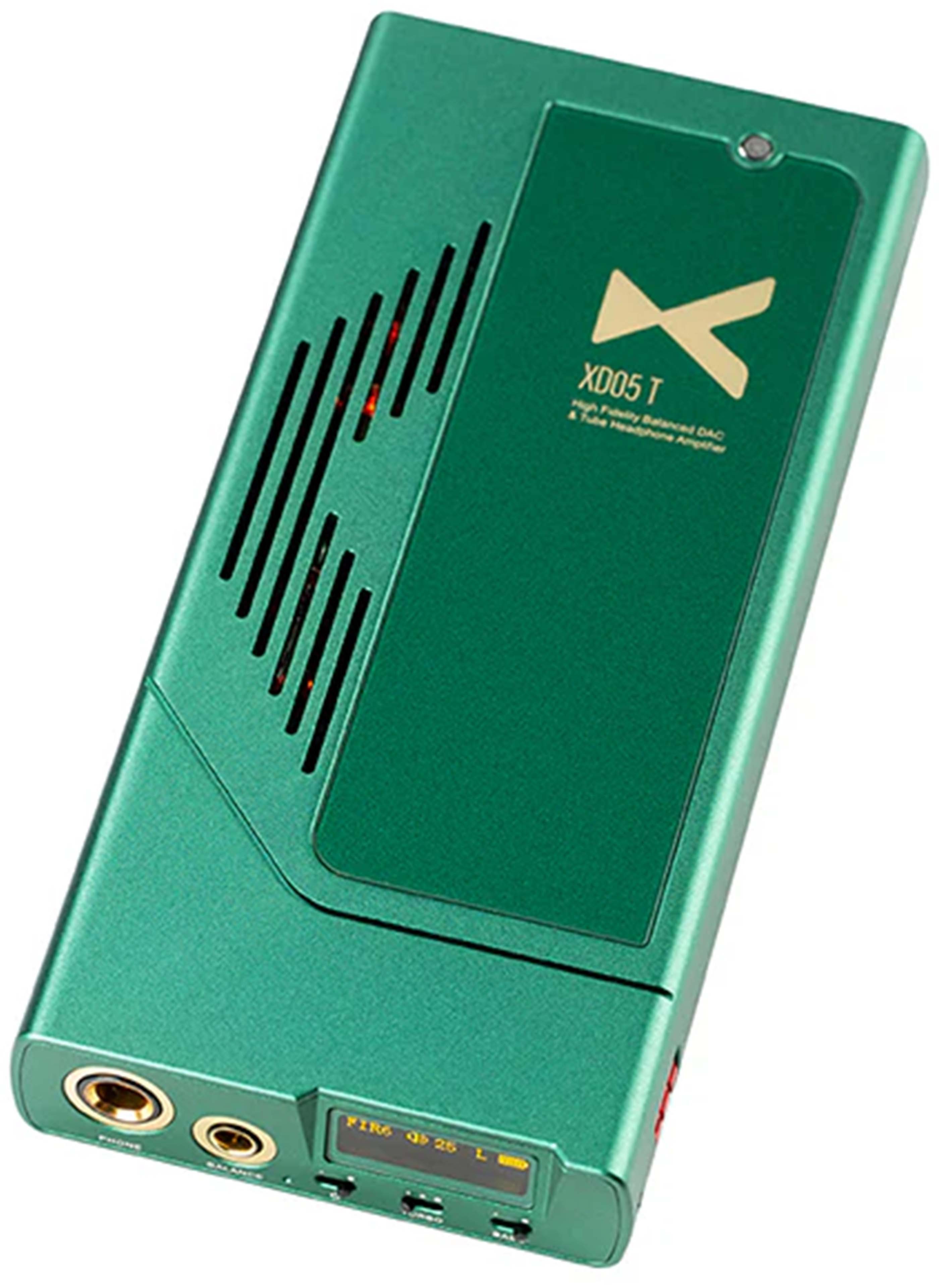 XDUOO XD05T Amplificateur Casque à Tubes DAC Portable 2xES9039Q2M XMOS Bluetooth 5.1 32bit 768kHz DSD512 MQA Vert