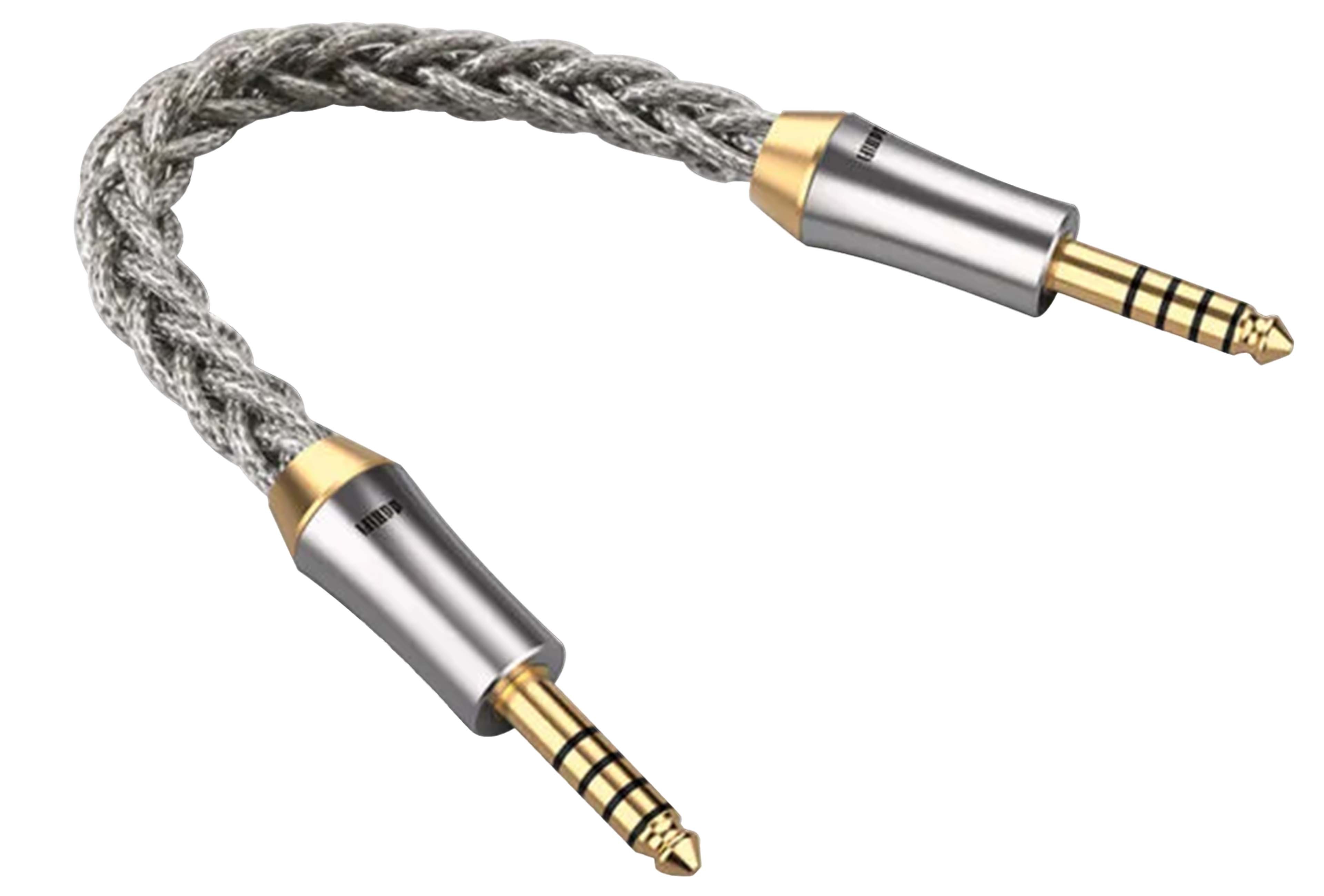 DD HIFI BC44PRO Jack 4.4mm Balanced Interconnect Cable Copper OCC / Silver Shielded 10cm