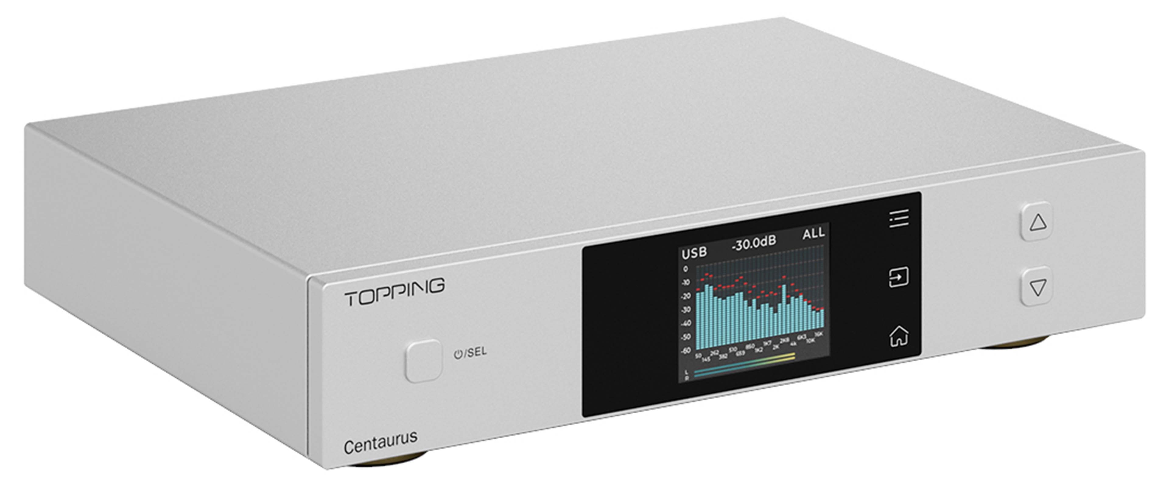 TOPPING CENTAURUS DAC R2R Symétrique XMOS XU316 Bluetooth 5.1 LDAC PCM 32bit 768kHz DSD512 Argent