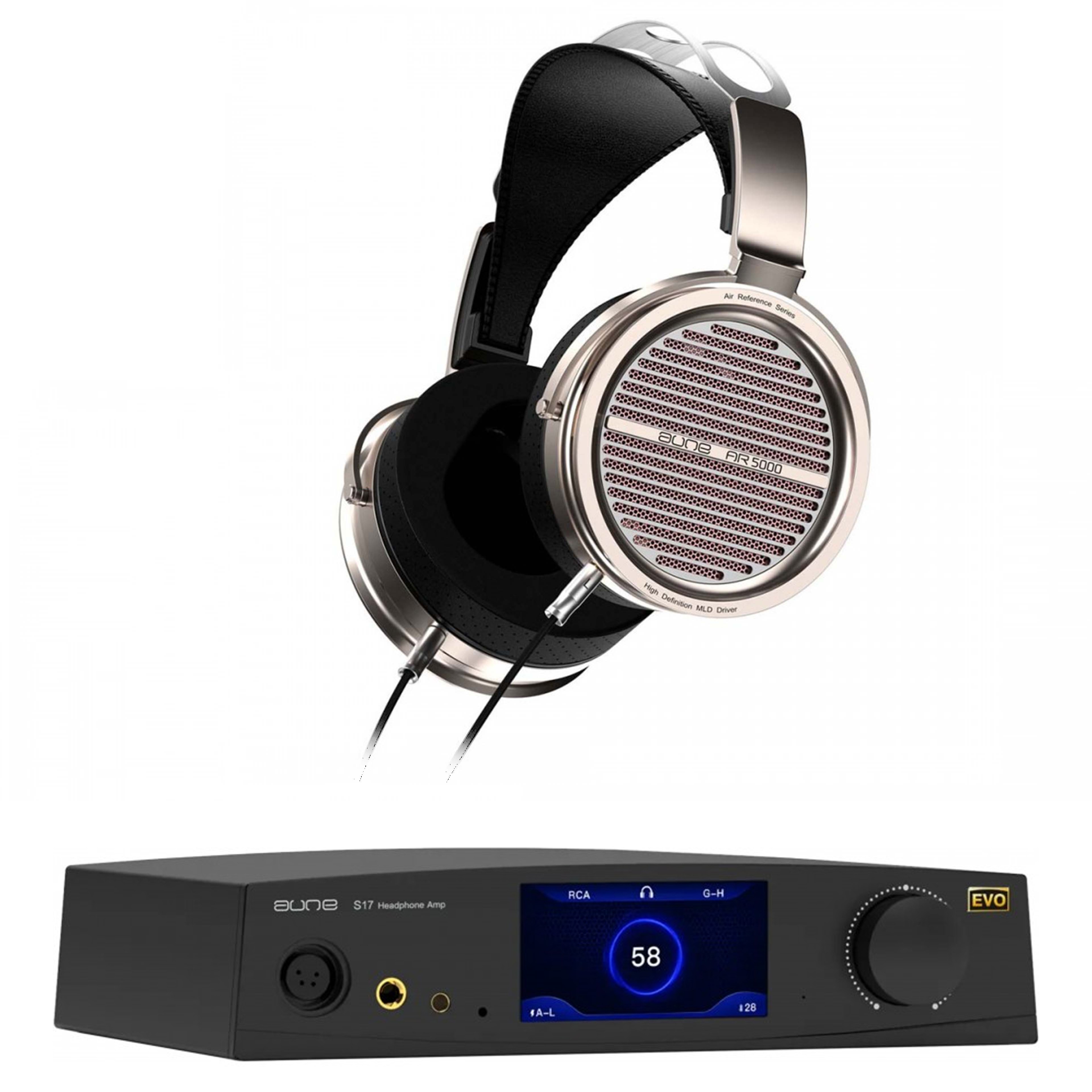 Pack Aune S17 Pro EVO Headphone Amplifier + Aune AR5000 Headphones