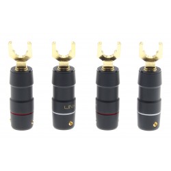 ETI LINK BANANA BAYONET Banana Plug Gold Plated Beryllium Copper Ø9mm (Set x4)