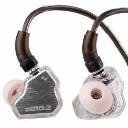 7HZ x Crinacle ZERO II Écouteurs Intra-Auriculaires IEM Dynamiques Ø10mm Jack 3.5mm Silver