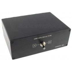 Audio Selector 1 2 1 OUT IN / 1 OUT IN 2 for speaker / amplifier Black