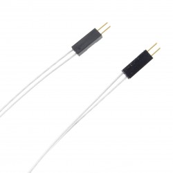 2.54mm 2-pin I2S Cable Male / Male Silver-plated 15cm (x5)