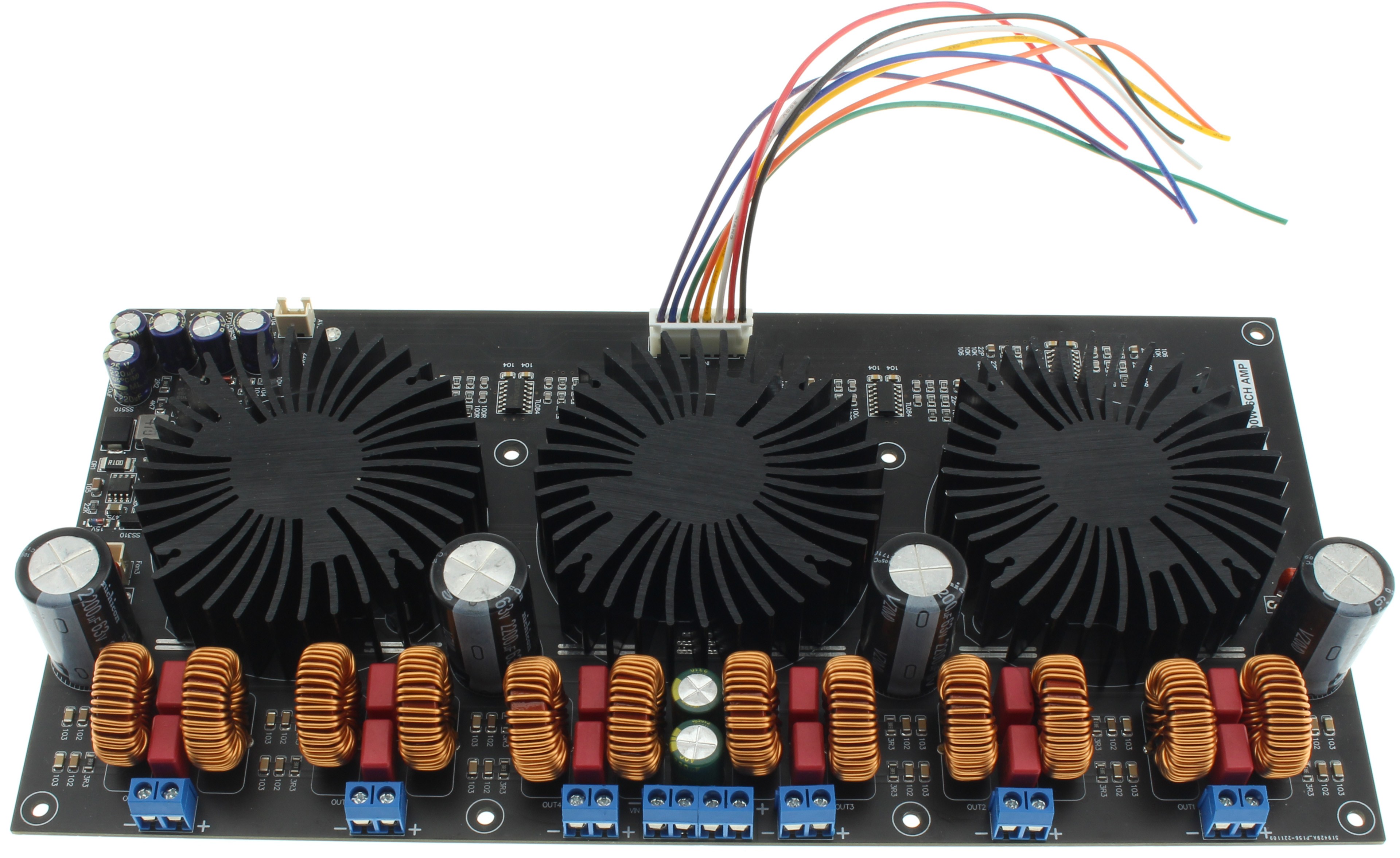 Amplifier Module Class D 6 Channels 3xTPA3255 6x260W 4 Ohm