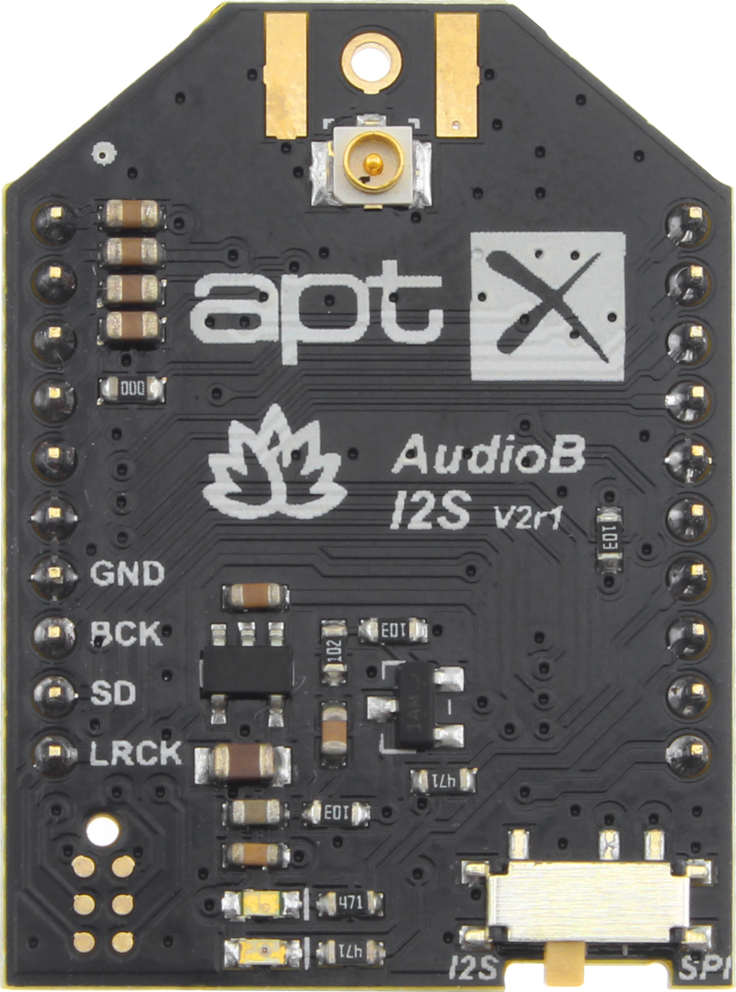 TINYSINE AUDIOB I2S Module Récepteur Bluetooth 5.0 QCC3008 aptX U.FL