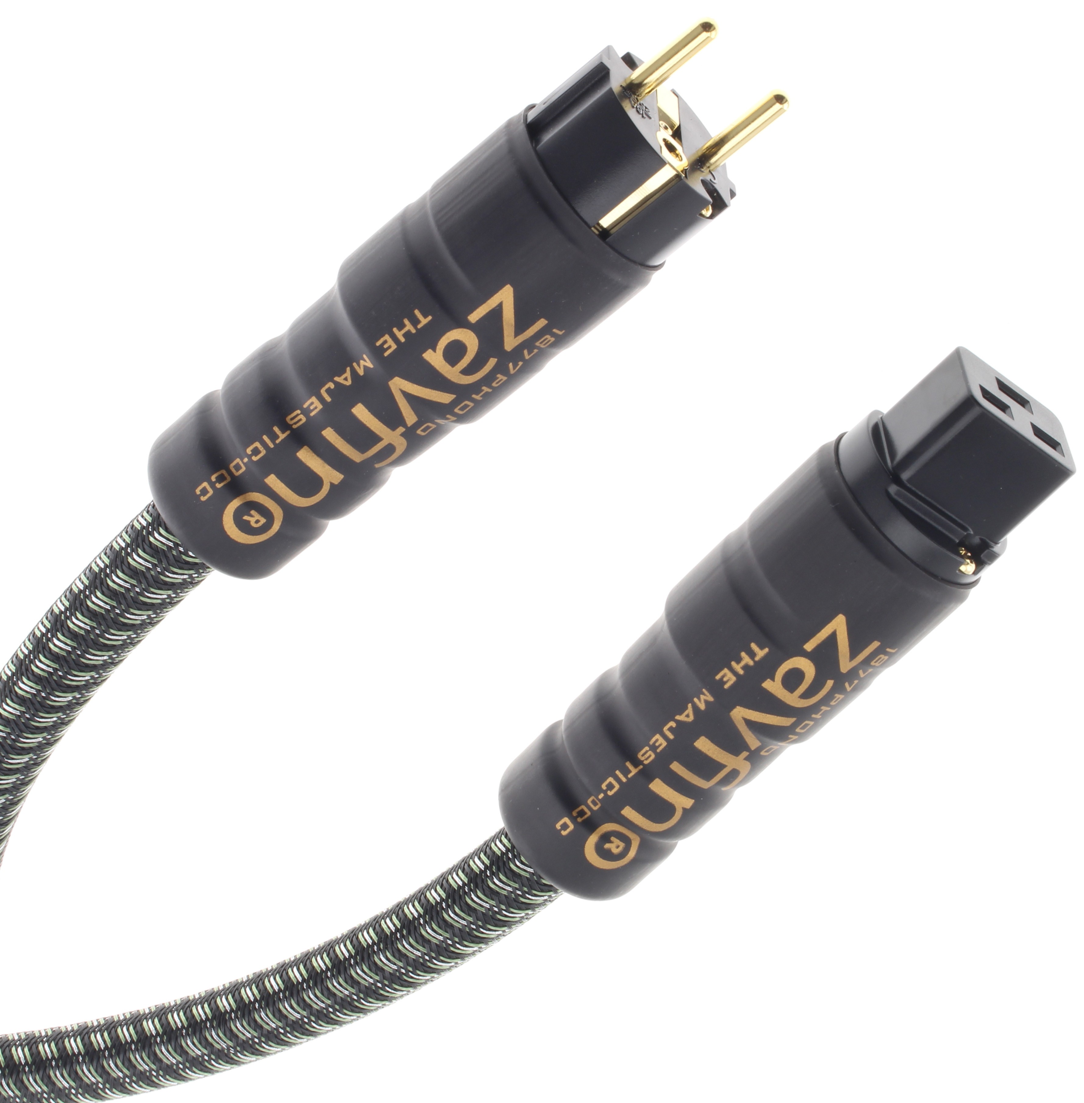 1877PHONO THE MAJESTIC MKII OCC Power Cable Shielded Copper Schuko to IEC C19 3x3.3mm² G 1.5m