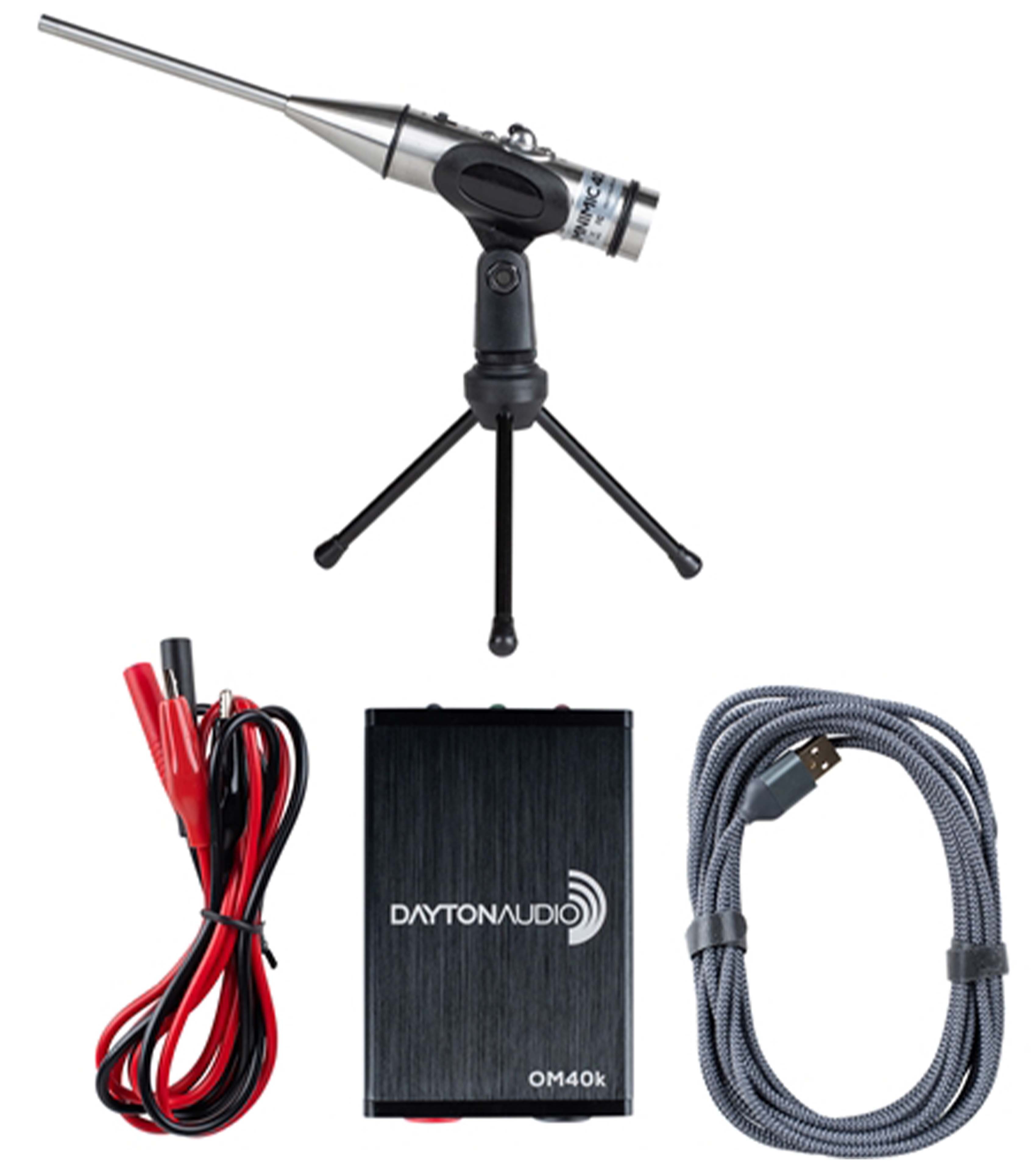 DAYTON AUDIO OMNIMIC 40K Precision Measurement Microphone System