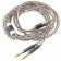 Câble Symétrique pour Casque Jack 3.5mm vers 2x Jack 3.5mm Cuivre OCC Plaqué Argent 1.5m