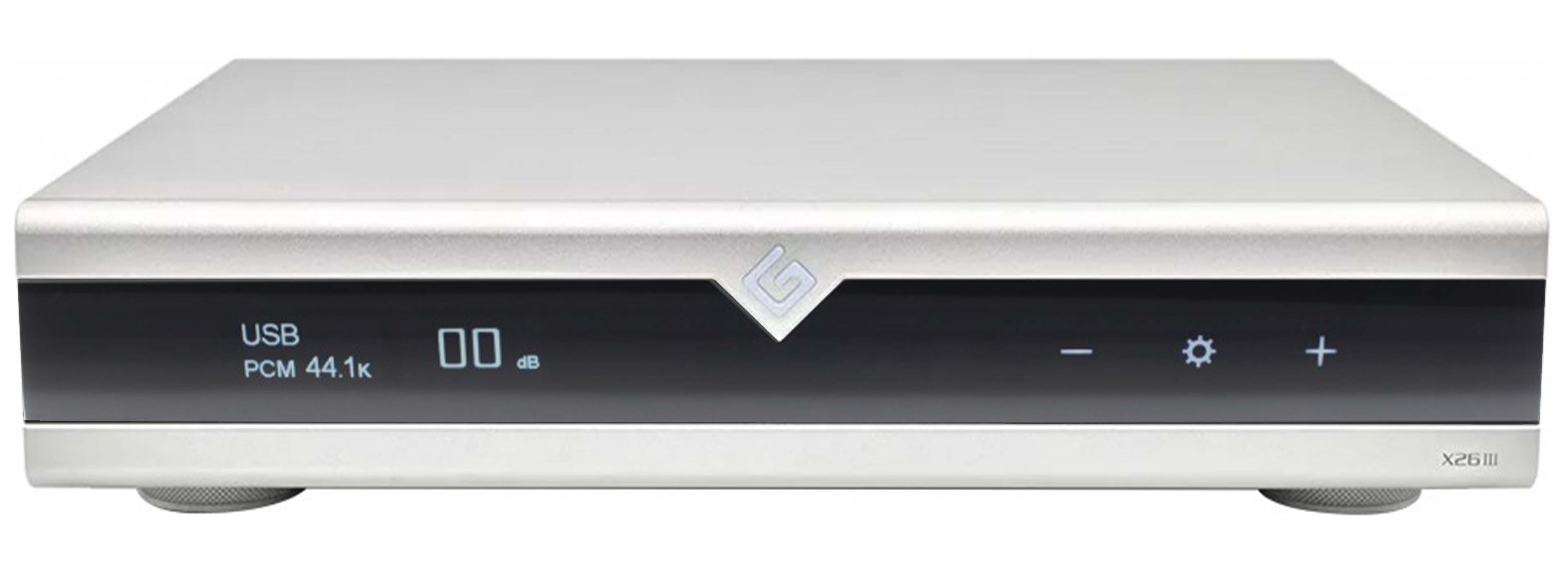 GUSTARD X26III DAC 2x ES9039SPRO NOS Streamers LAN Roon Airplay UPnP 32bit 768kHz DSD512 Silver